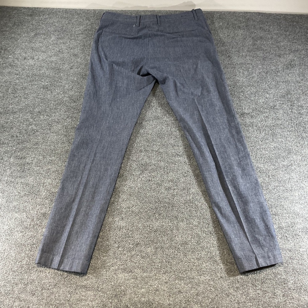 J.Crew 484 Slim Fit Stretch Pants Mens 32x32 Blue Heathered Chino Trousers - Picture 2 of 12